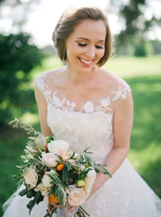 Тренд весны: свадебные платья с фальш-декольте - Ohdress.ru Тренд весны: свадебные платья с фальш-декольте