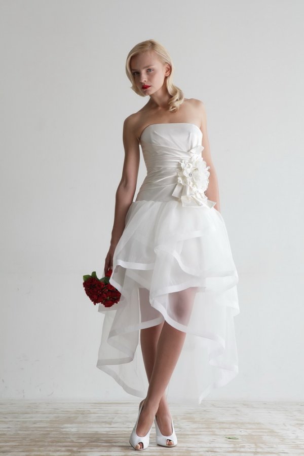 Свадебная мода короткие платья