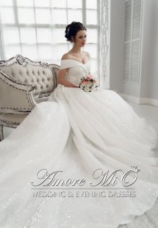 Свадебное платье 0000181 шлейф