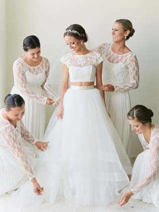 Как подобрать потрясающее свадебное платье кроп-топ - Ohdress.ru Как подобрать потрясающее свадебное платье кроп-топ