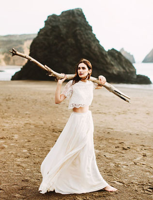 Как подобрать потрясающее свадебное платье кроп-топ - Ohdress.ru Как подобрать потрясающее свадебное платье кроп-топ