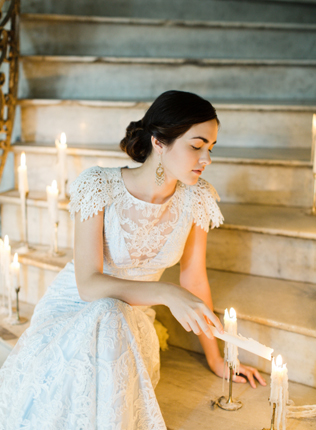 Внимание на детали: свадебные платья с рукавами-крылышками - Ohdress.ru Внимание на детали: свадебные платья с рукавами-крылышками