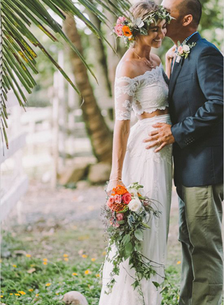 20 воздушных платьев для свадьбы в тропическом стиле - Ohdress.ru 20 воздушных платьев для свадьбы в тропическом стиле