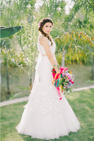 20 воздушных платьев для свадьбы в тропическом стиле - Ohdress.ru 20 воздушных платьев для свадьбы в тропическом стиле