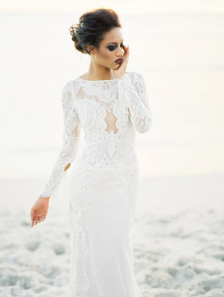 Кому подойдет свадебное платье с вырезом-лодочкой - Ohdress.ru Кому подойдет свадебное платье с вырезом-лодочкой